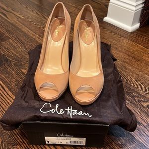 Cole Haan open toe pump